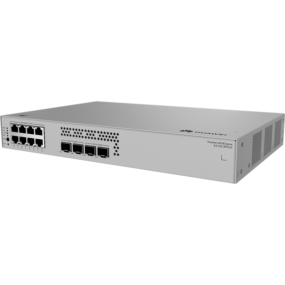HUAWEI 8port POE+ 128w 2-SFP/2SFP 2.5GE Gigabit Yönetilebilir Switch eKIT S310S-8P4JX