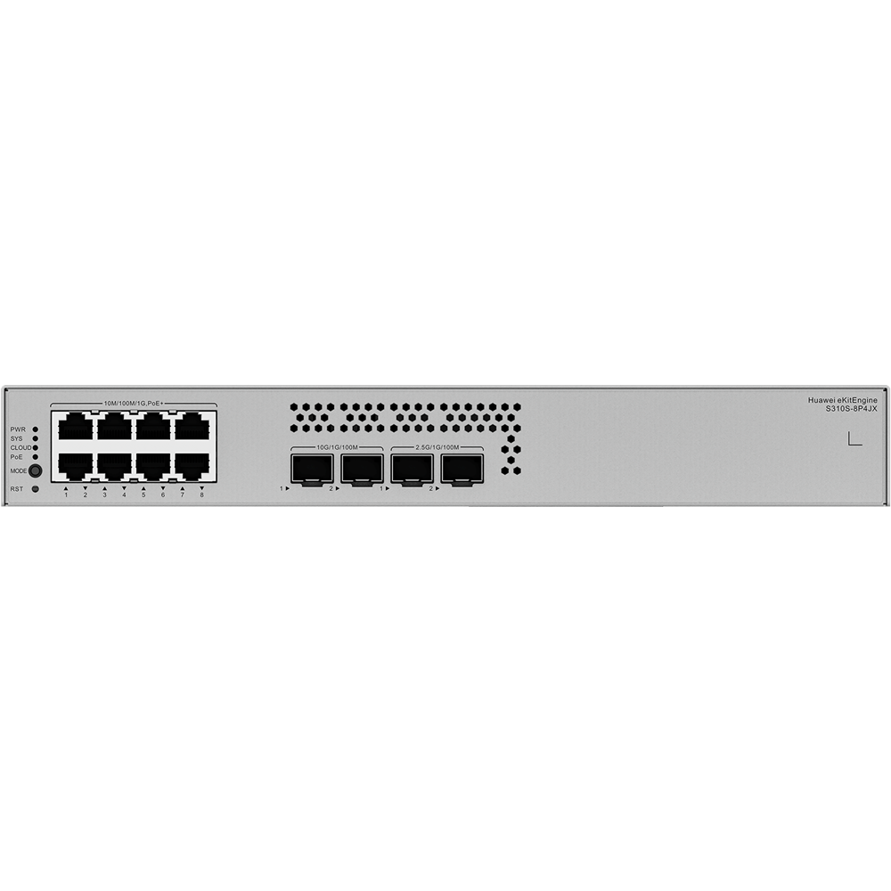 HUAWEI 8port POE+ 128w 2-SFP/2SFP 2.5GE Gigabit Yönetilebilir Switch eKIT S310S-8P4JX