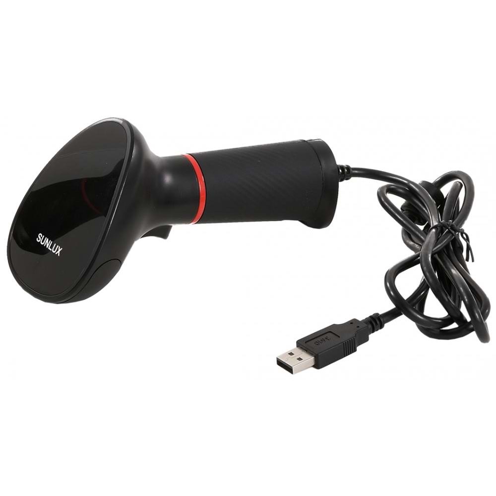 SUNLUX El 2D Laser XL3610 USB El Tipi Barkod Okuyucu Ayaklı 