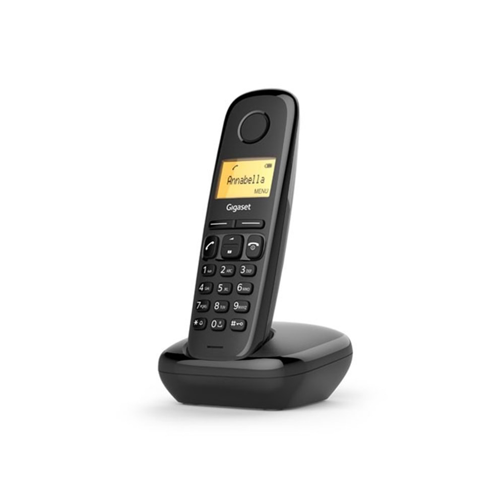 GIGASET A170 Kablosuz LCD Ekranlı Telefon Siyah 