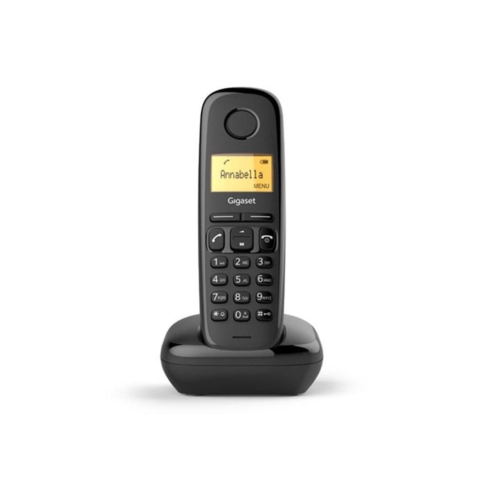 GIGASET A170 Kablosuz LCD Ekranlı Telefon Siyah 