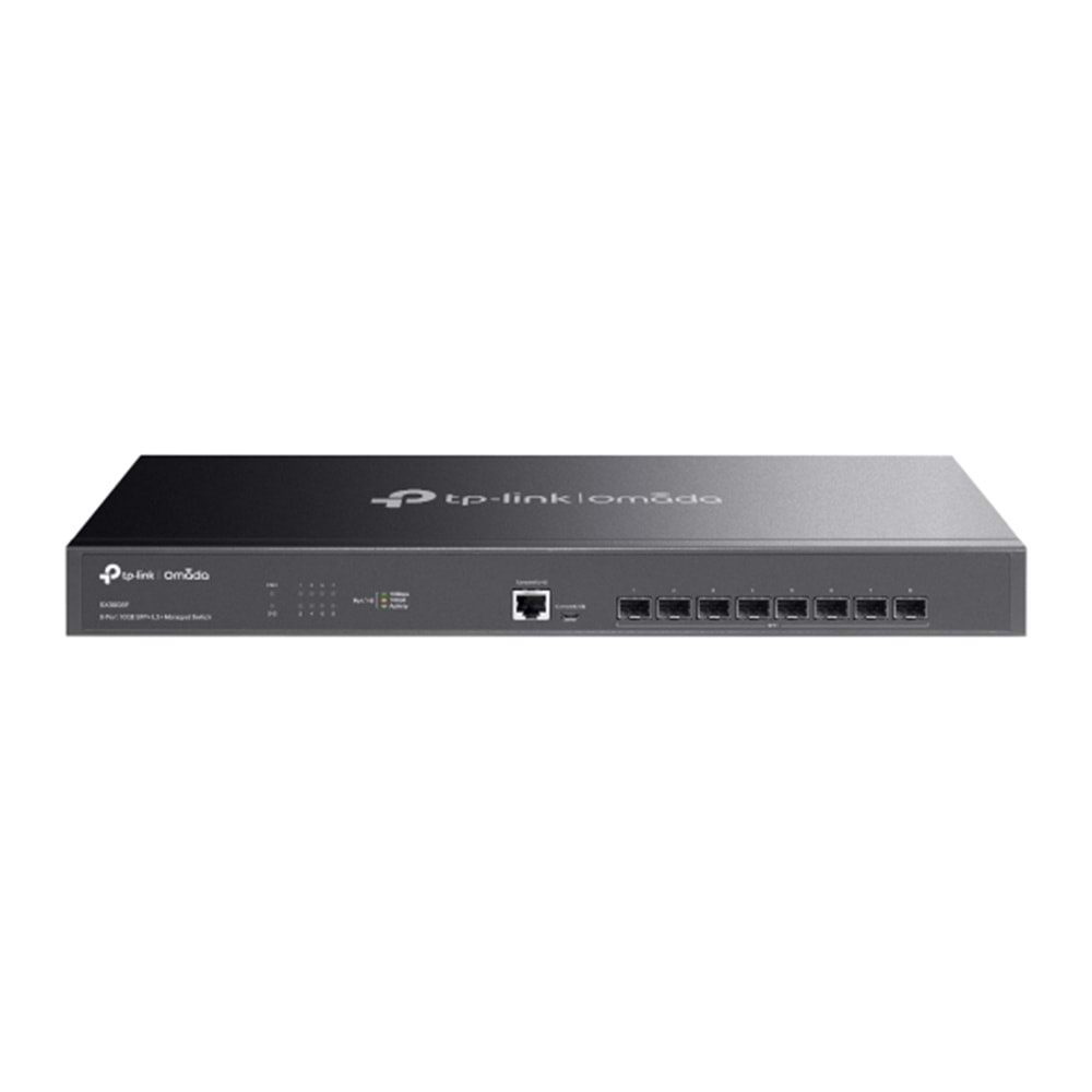 TP-LINK 8-10GbE SFP Yönetilebilir Switch Omada TL-SX3008F
