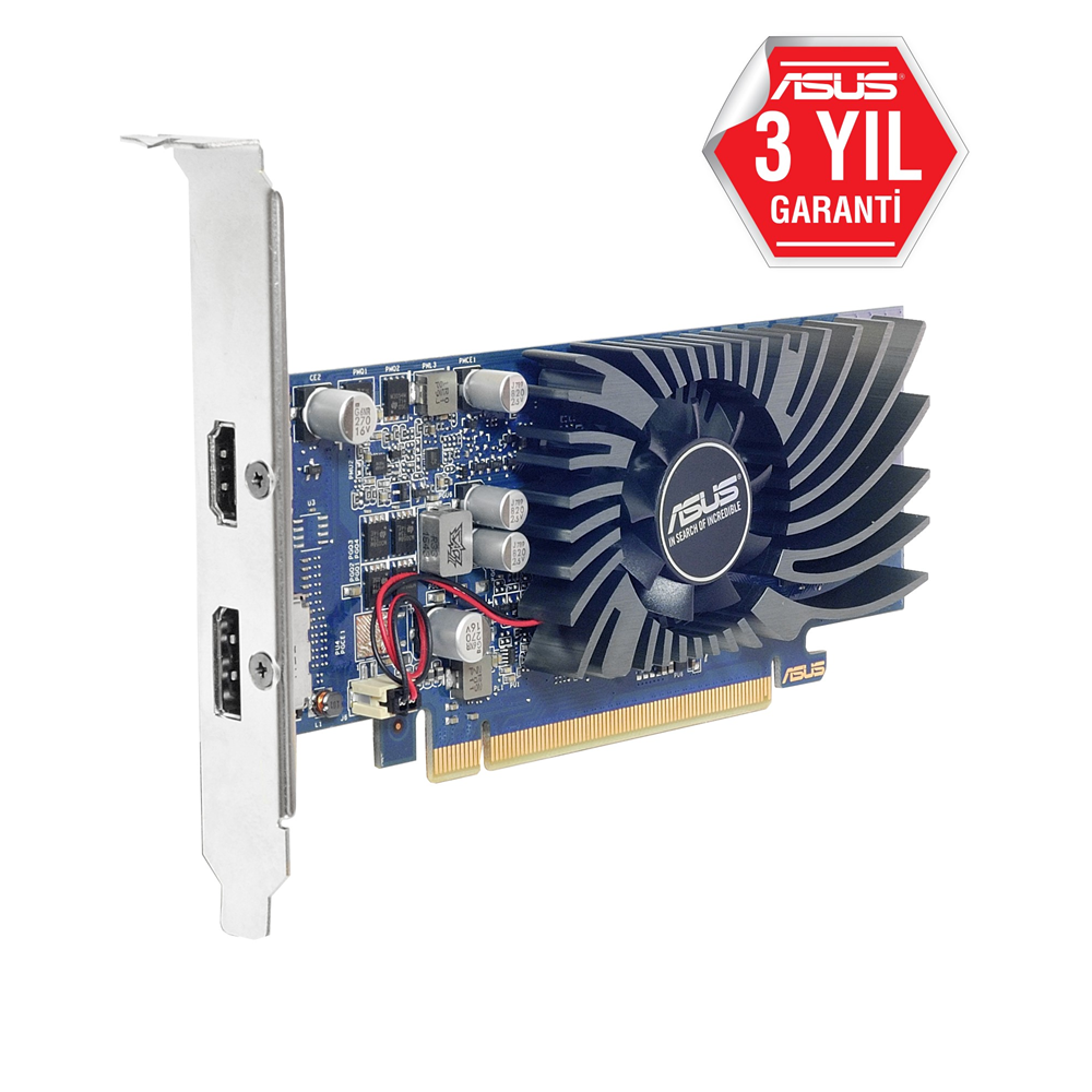 ASUS GT1030 2GB 2G-BRK GDDR5 64bit HDMI DP PCIe 16X v3.0 Low Profile 