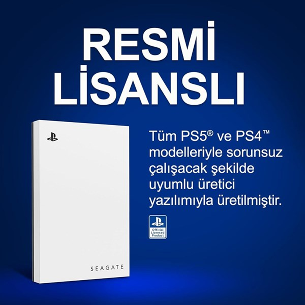SEAGATE 5TB STLV5000200 GameDrive Playstation İçin Usb 3.0 Harici Disk
