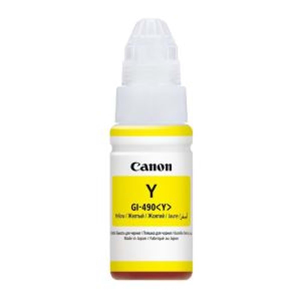 CANON GI-490Y 0665C001 Sarı 70ml Tanklı Sistem Mürekkebi 