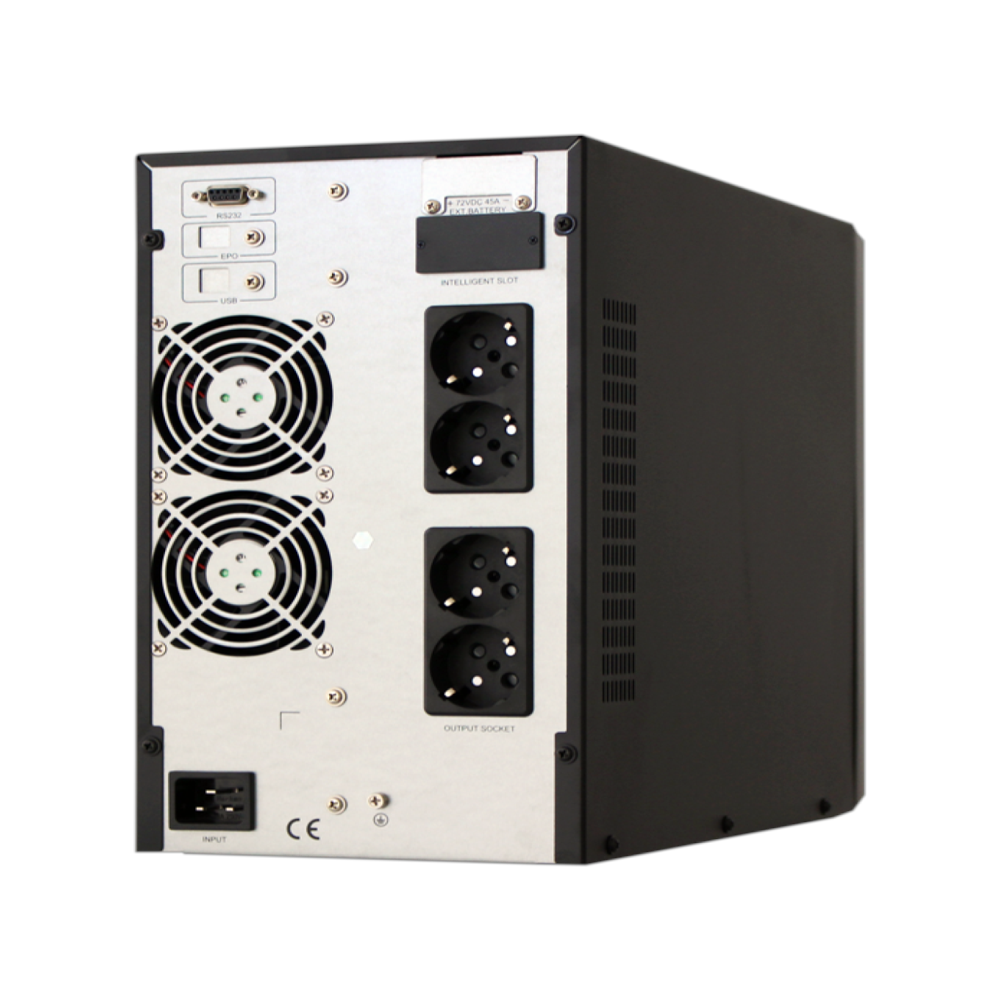 DOTVOLT 2KVA MN2KVA PLUS ONLINE 1/1F LCD EKRAN TOWER UPS 4x 12V 9 Ampe