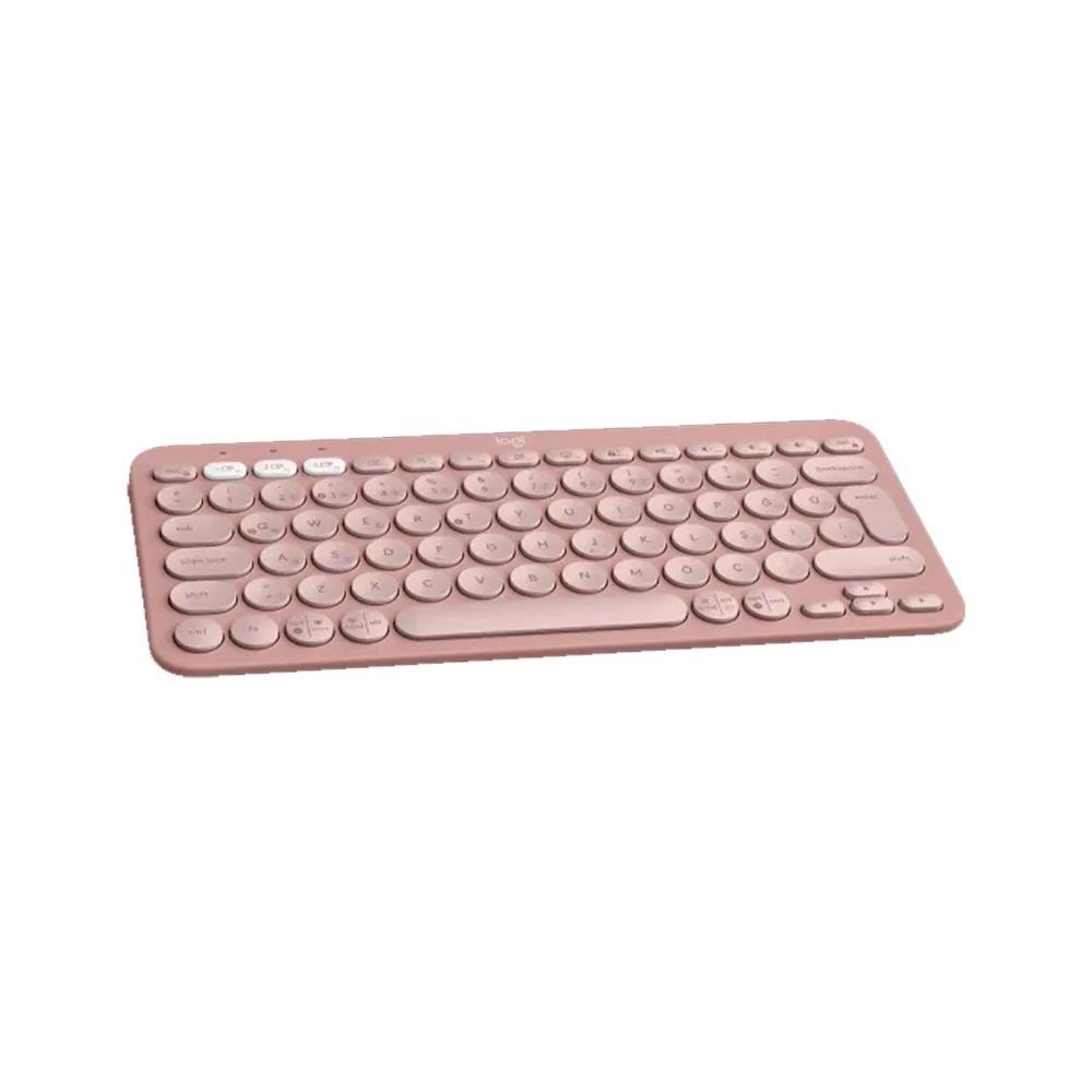 LOGITECH Pebble Keys 2 K380s Bluetooth Q Trk Rose Klavye (920-011861)