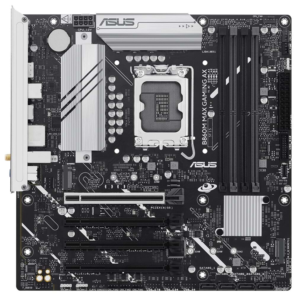 ASUS B860M MAX GAMING AX WIFI6 DDR5 DP-TYPEC PCIE 5.0 1851P MATX 