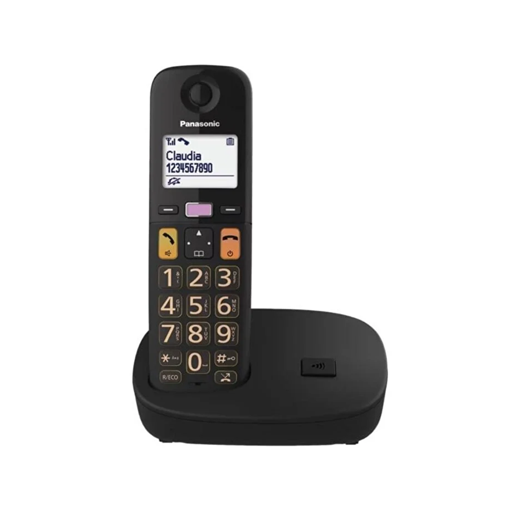 PANASONIC KX-TGU110 Kablosuz LCD Ekranlı Telefon Siyah