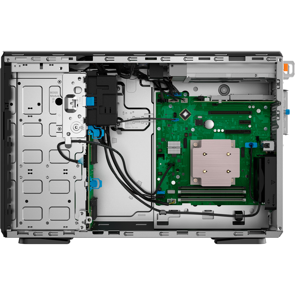 DELL POWEREDGE T360 SPL5 XEON 6353P-32GB DDR5 UDIMM-2X960GB SSD-Tower Sunucu
