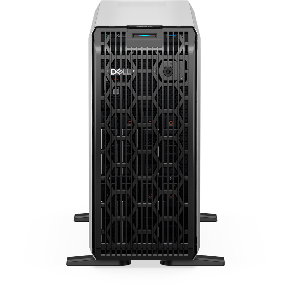 DELL POWEREDGE T360 SPL5 XEON 6353P-32GB DDR5 UDIMM-2X960GB SSD-Tower Sunucu