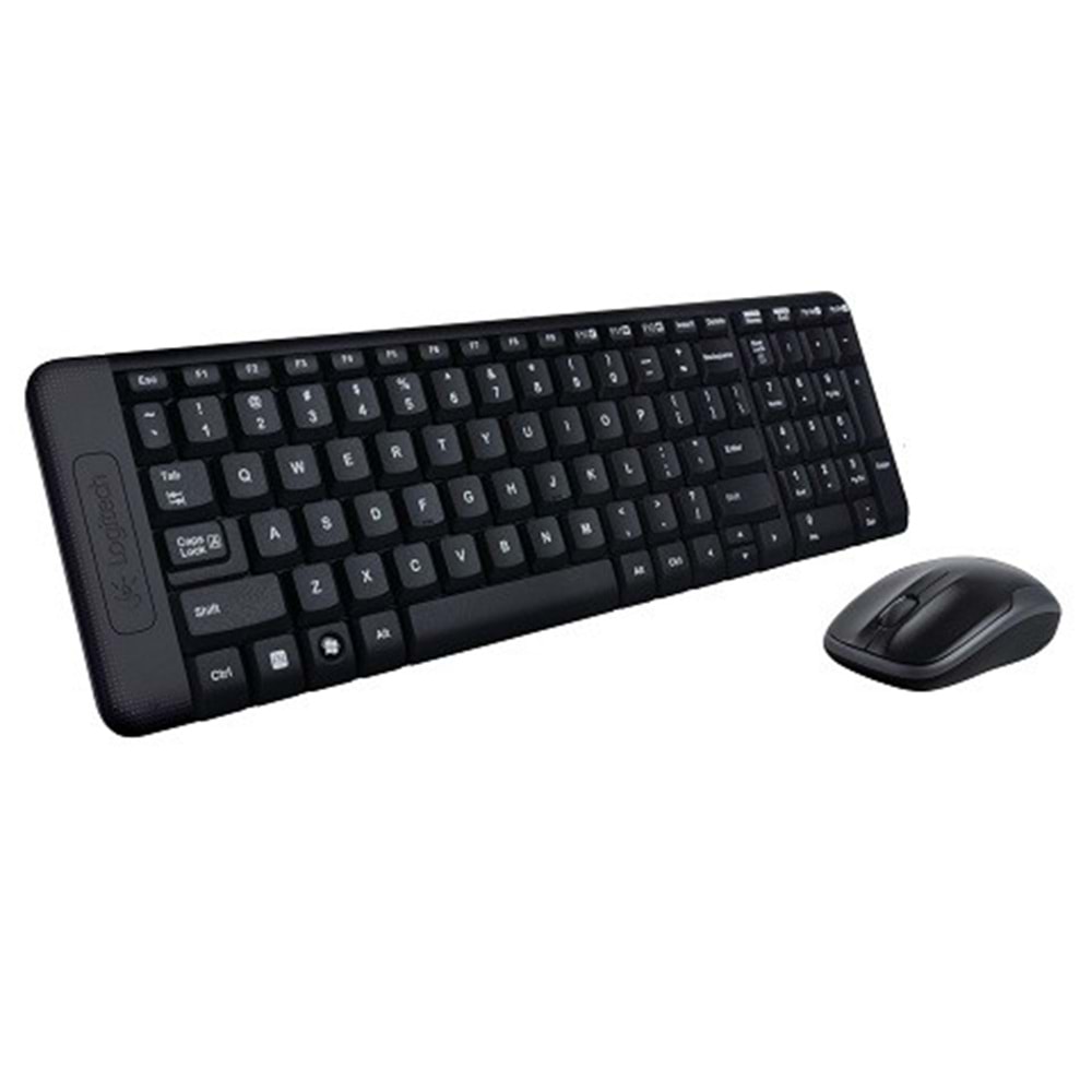 LOGITECH MK220 Kablosuz Q Trk Siyah Klavye - Mouse Set (920-003163)