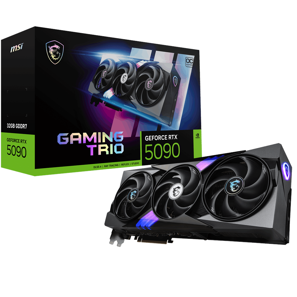 MSI RTX5090 32GB GAMING TRIO OC GDDR7 512bit HDMI DP PCIe 5.0 