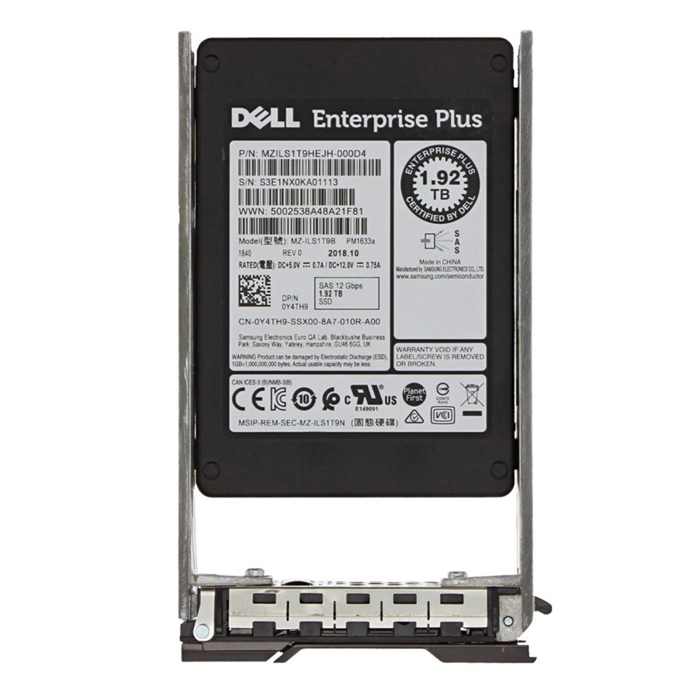 DELL 1.92TB 2.5” 0Y4TH9 Enterprise SAS SSD Disk