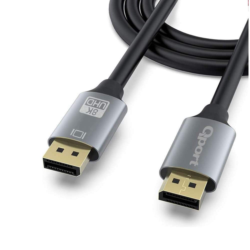 QPORT Q-DP104 10metre 1.4V DP Görüntü Kablosu
