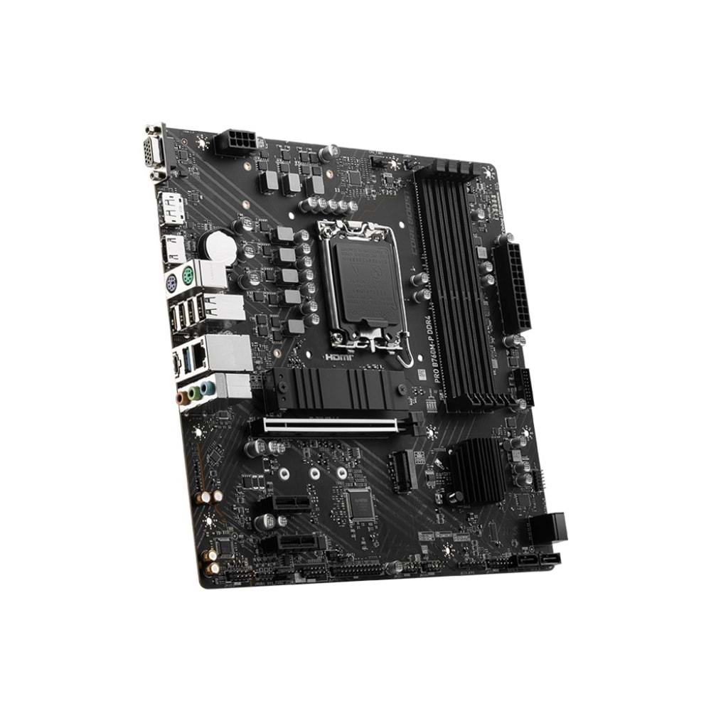 MSI PRO B760M-P DDR4 HDMI DP PCIe 16X v4.0 1700p mATX 
