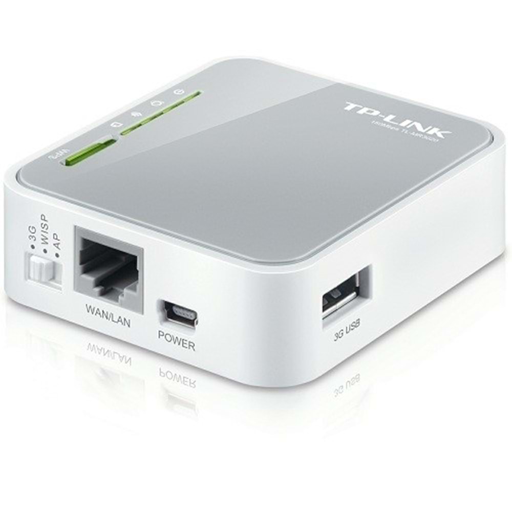 TP-LINK TL-MR3020 N300 2.4GHZ EV Ofis Tipi 3G-4G Router