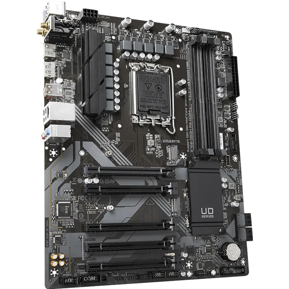 GIGABYTE B760 DS3H AX WIFI6E DDR4 HDMI-DP PCIE 4.0 1700p ATX