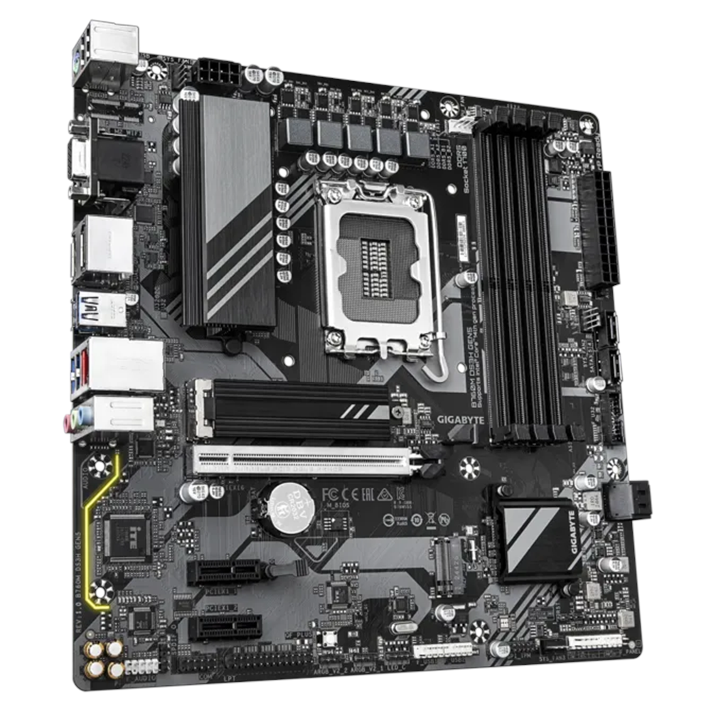 GIGABYTE B760M DS3H GEN5 DDR5 HDMI-DP TYPEC PCIE 4.0 1700p mATX