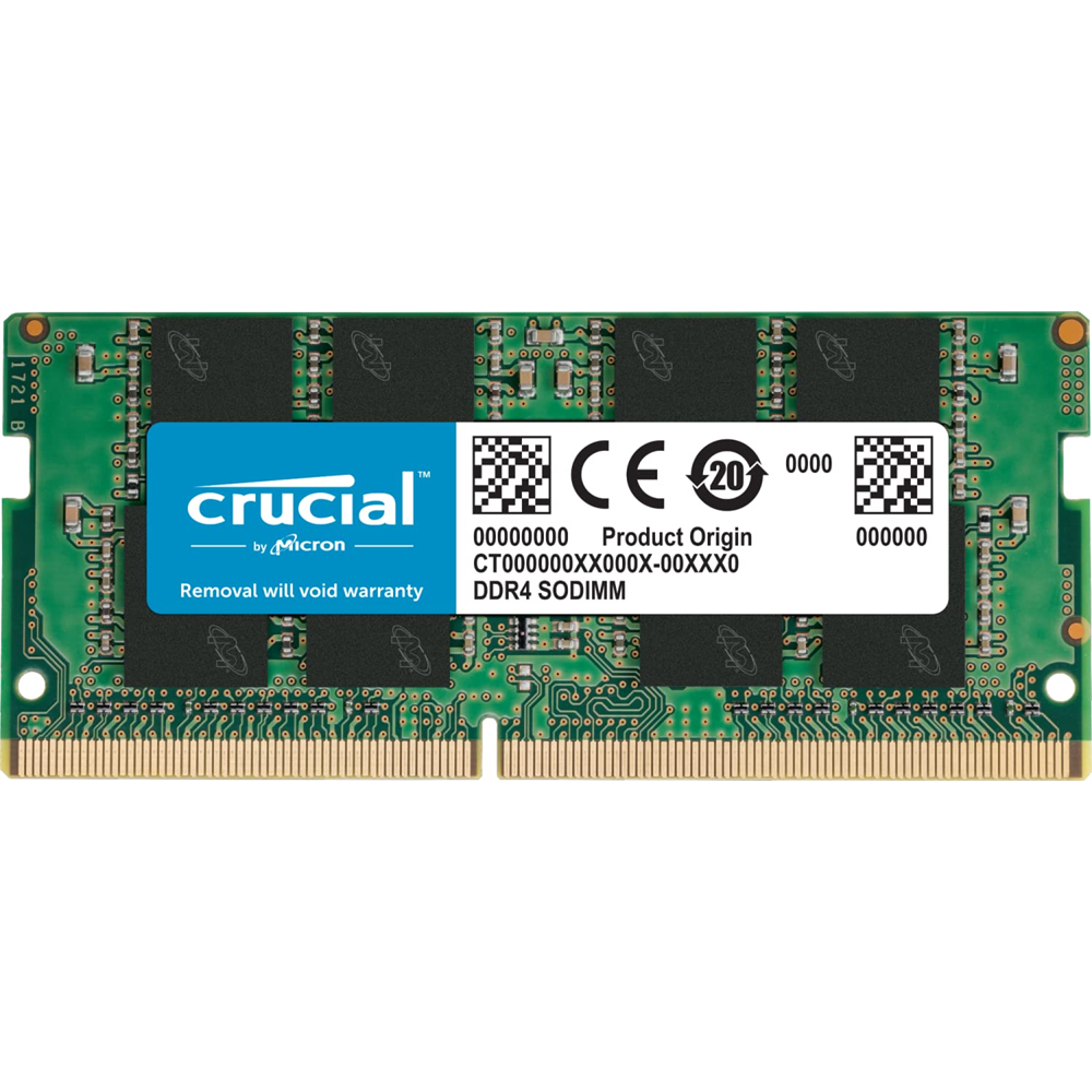 CRUCIAL 16GB DDR4 3200MHZ CL22 NOTEBOOK RAM CT16G4SFD832A