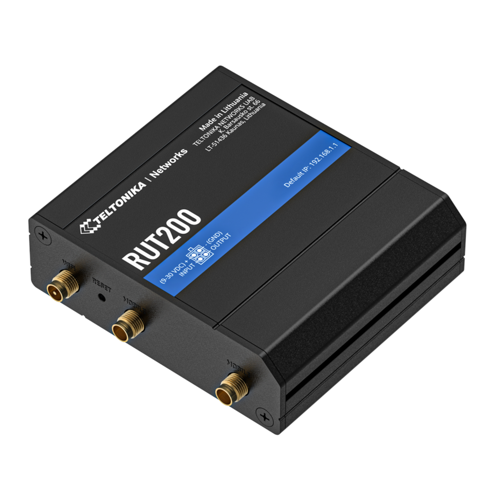 TELTONIKA RUT200 2.4GHZ EV Ofis Tipi 4G/5G LTE Router