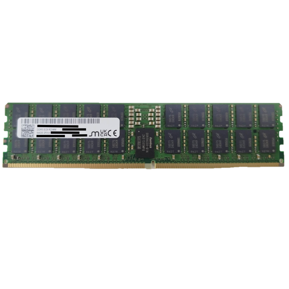 MICRON 64GB DDR5 6400MHZ CL52 RDIMM SUNUCU RAM MTC40F2046S1RC64BH1