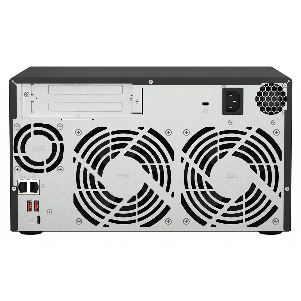 QNAP 8diskli Ryzen V1500B QC - 8GB RAM Gigabit Nas Server TS-873A-8GB Distribütör Garantili