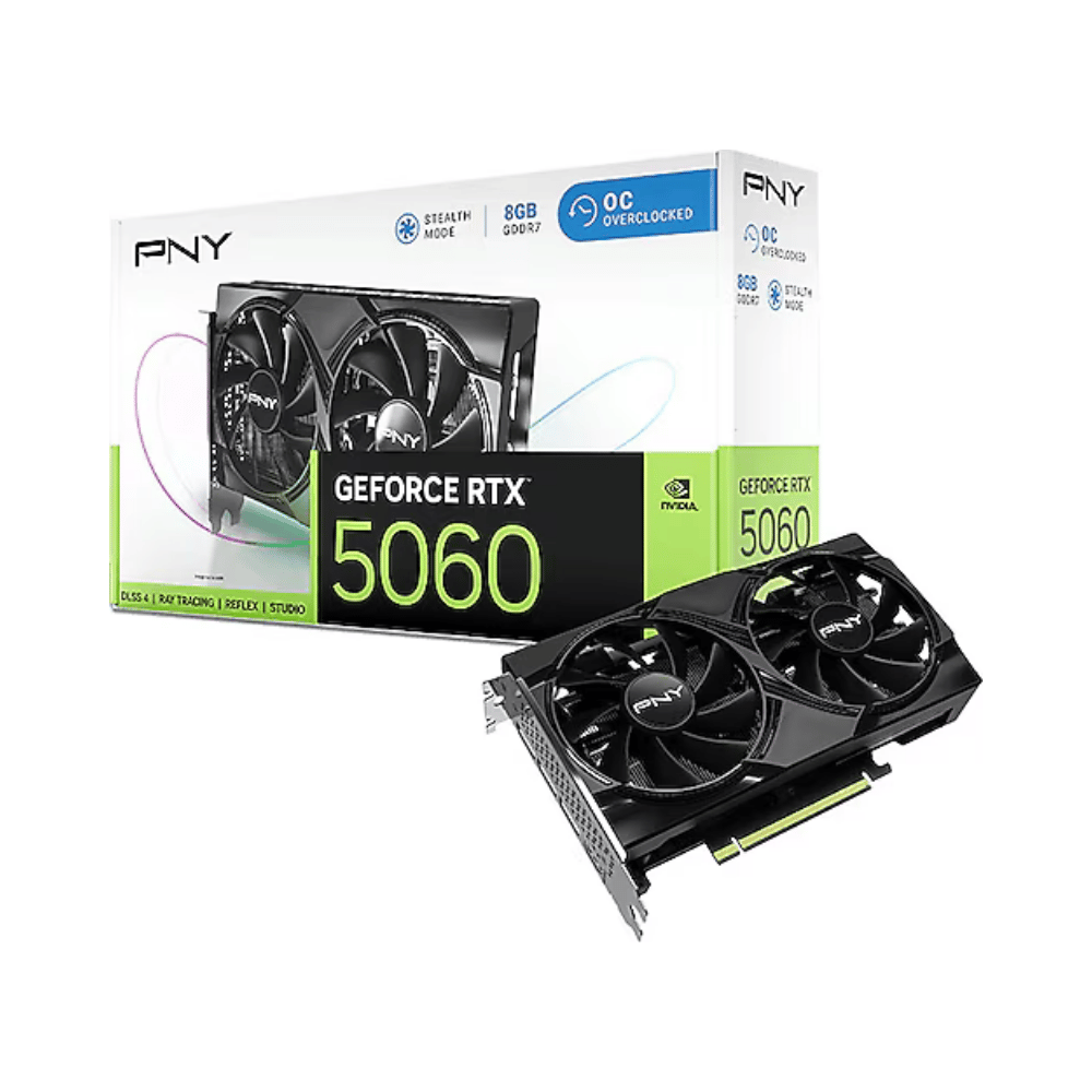 PNY RTX5060 8GB GDDR7 128bit HDMI DP PCIe 5.0 VCG50608DFXPB1