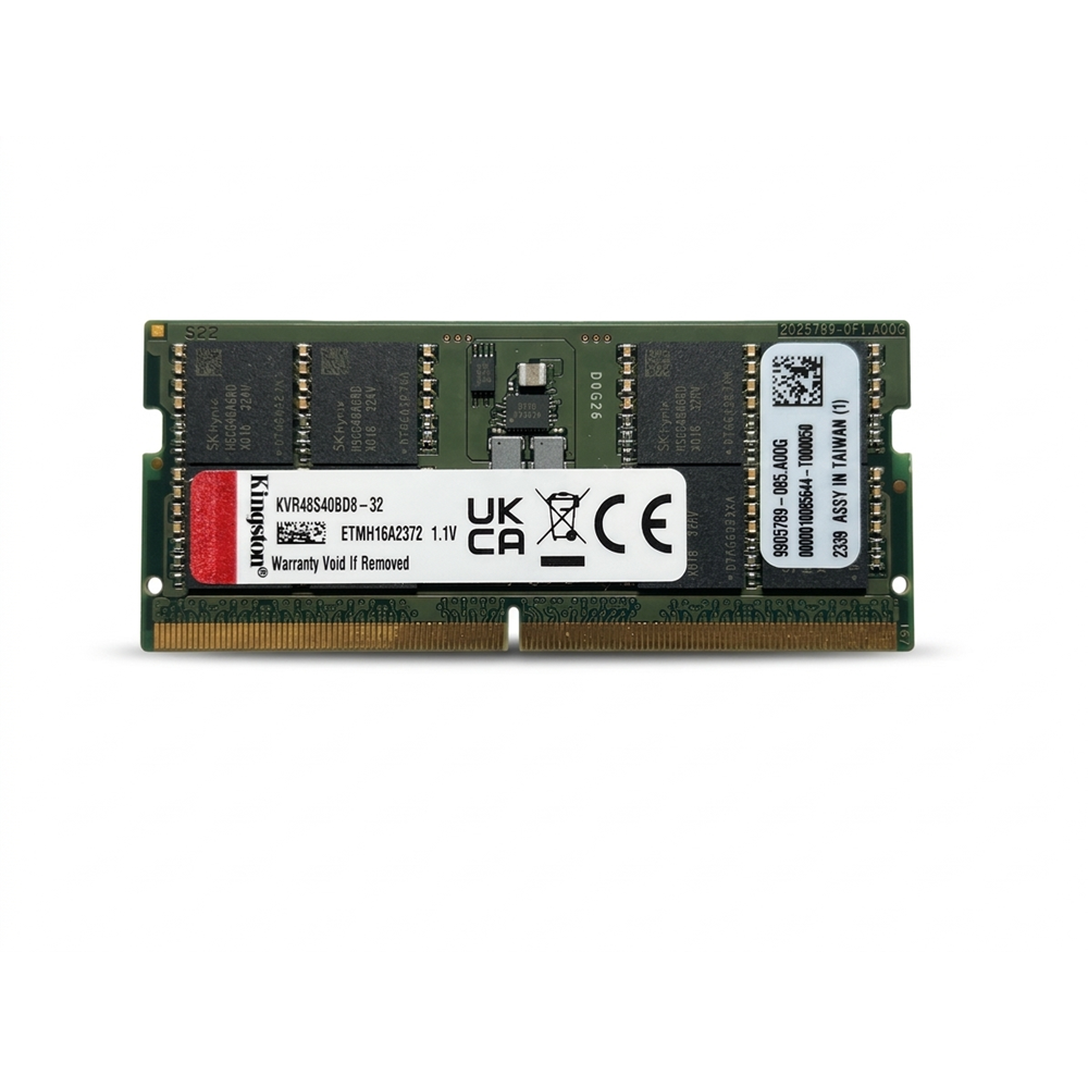 KINGSTON 32GB DDR5 4800MHZ NOTEBOOK RAM KVR48S40BD8-32