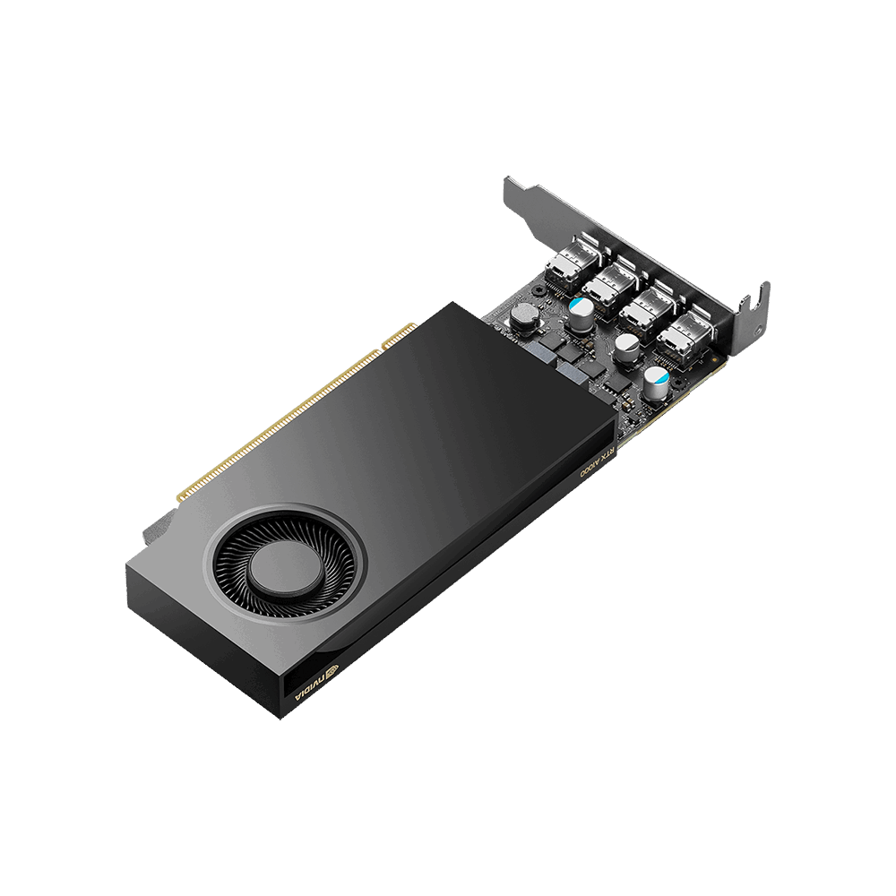 DELL 8GB RTX A1000 GDDR6 128bit 4X mDP PCIe 16X v4.0