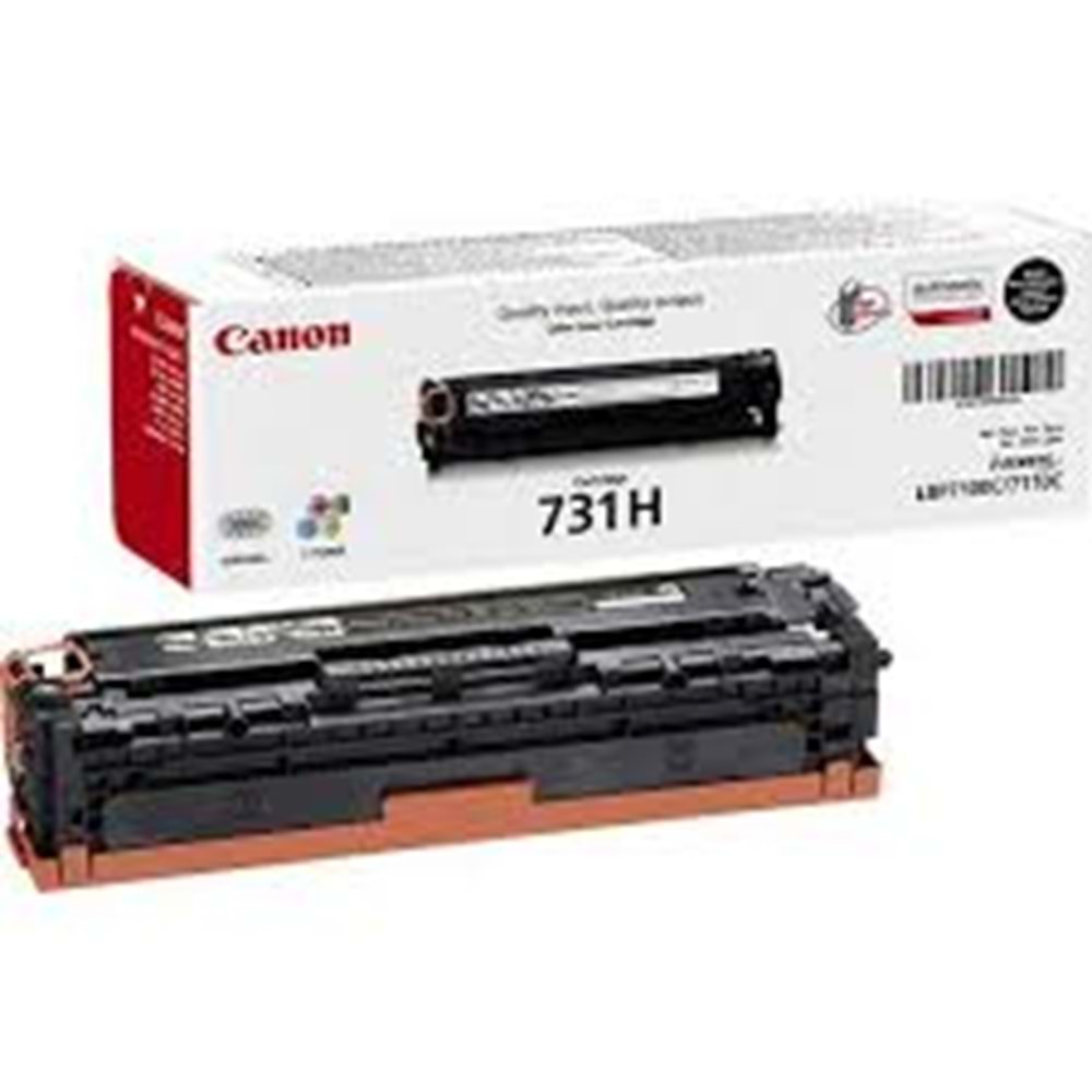 CANON 6273B002 CRG-731H BK Siyah Yüksek Kapasiteli Orijinal Lazer Toner