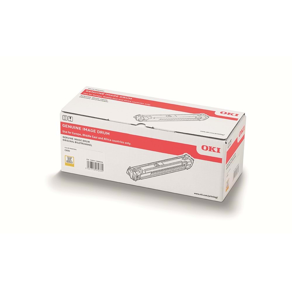OKI 09006134 C650/C651 Yellow Orijinal Görüntüleme Drum Ünitesi 50.000 Sayfa