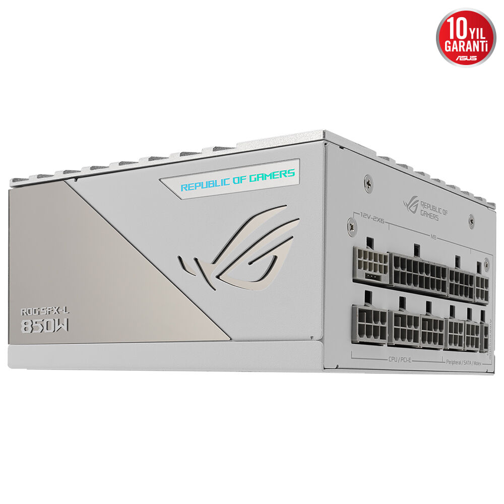ASUS 850w 80+ Platinum ROG LOKI SFX-L Tam Modüler SFX Power Supply Beyaz / 90YE00N2-B0NA00