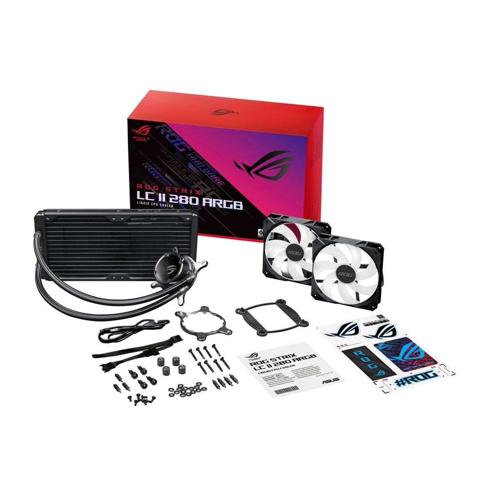 ASUS 280MM ROG STRIX LC II 280 ARGB AM5-1851p Sıvı Soğutmalı İşlemci Fanı / 90RC00C1-M0UAY1