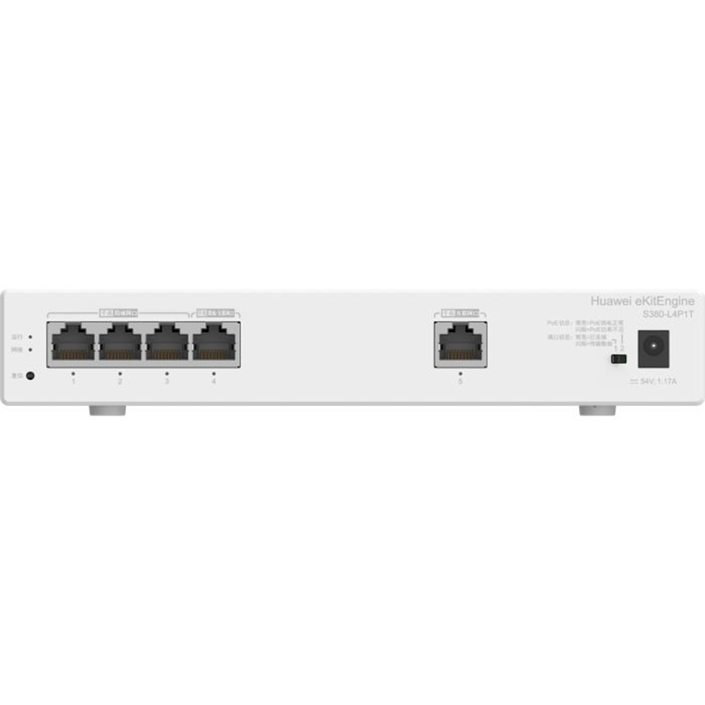 HUAWEI S380-L4P1T 1x GE WAN 4x GE PoE LAN 50W Multi-Service Gateway