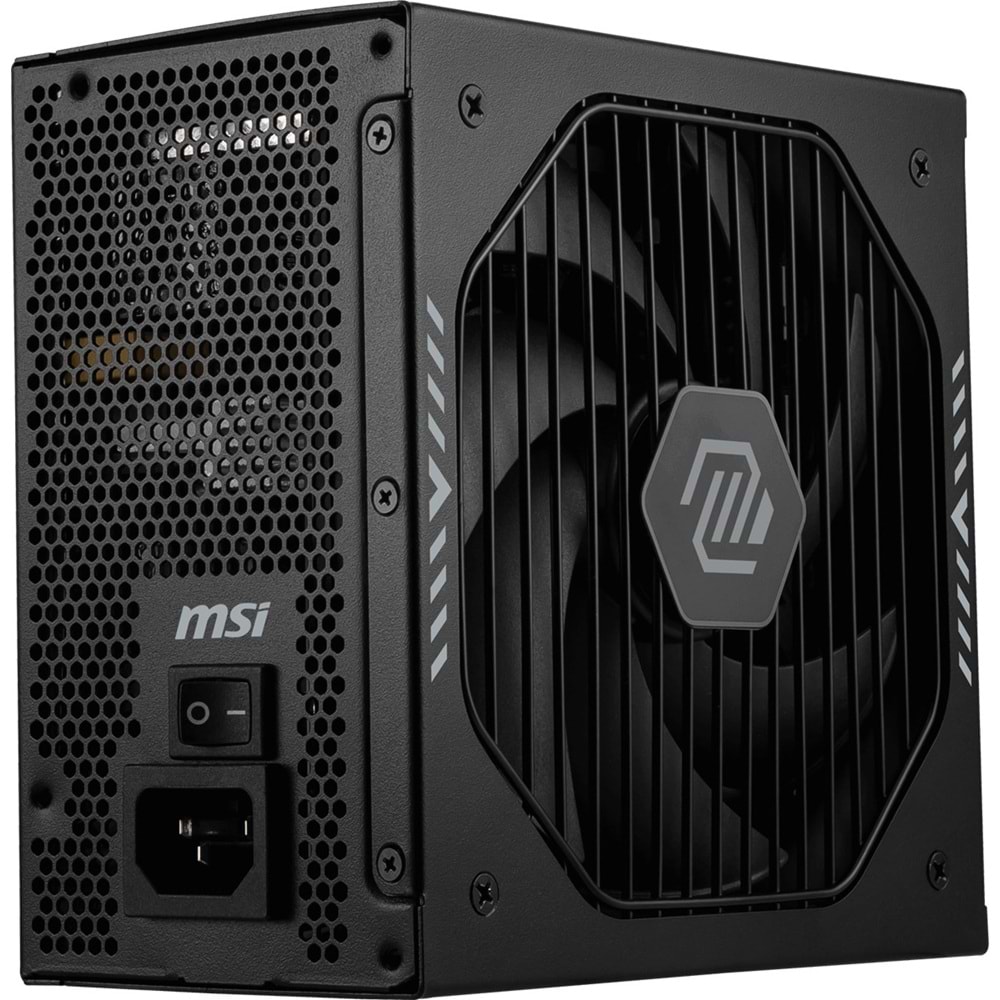 MSI 850W 80+ GOLD MAG A850GLS PCIE5 ATX 3.1 PCIe 5.1 12V-2x6 Tam Modüler Power Supply