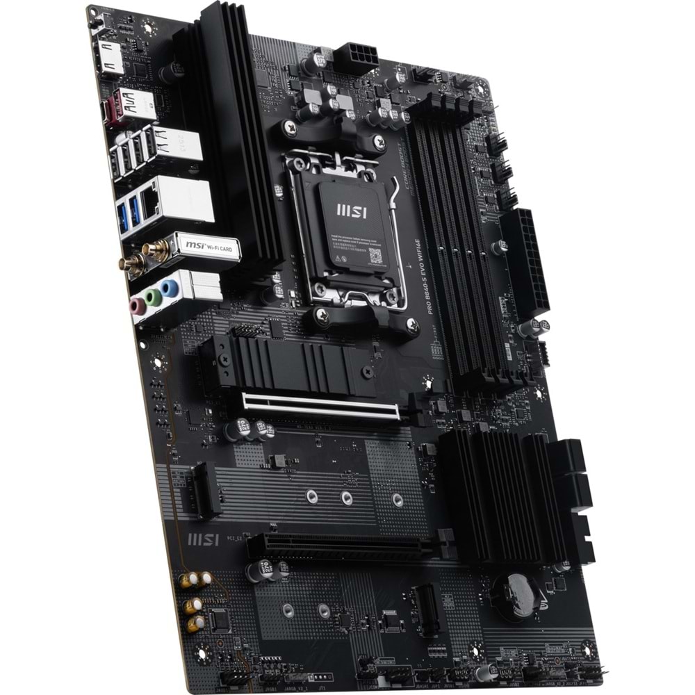MSI PRO B840-S EVO WIFI6E DDR5 HDMI-TYPEC PCIE 4.0 AM5 ATX