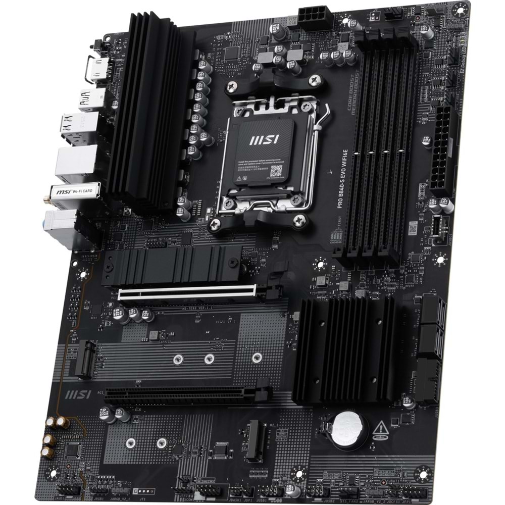 MSI PRO B840-S EVO WIFI6E DDR5 HDMI-TYPEC PCIE 4.0 AM5 ATX