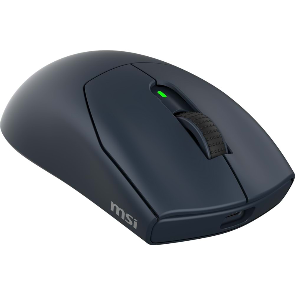 MSI FORGE GM340 W NAVY Kablosuz Oyuncu Faresi (6200 DPI, 2.4GHz / BT, PAW-3327)