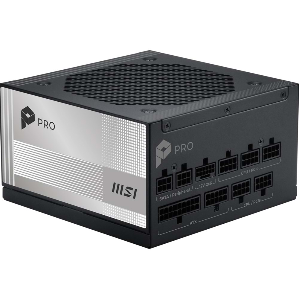 MSI 1000W 80+ PLATINUM PRO A1000PL PCIE5 Tam Modüler Power Supply