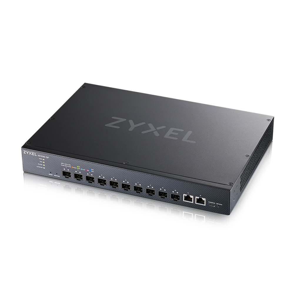ZYXEL 10-10GbE SFP+ / 2-10GbE Uplink Layer 3 Yönetilebilir Switch XS1935-12F