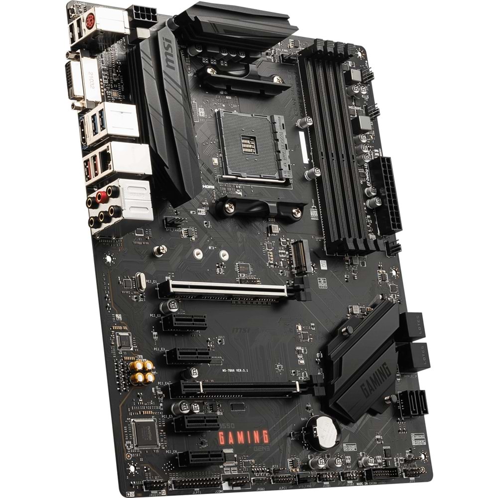 MSI B550 GAMING DDR4 HDMI-DVI PCIE 4.0 AM4 mATX