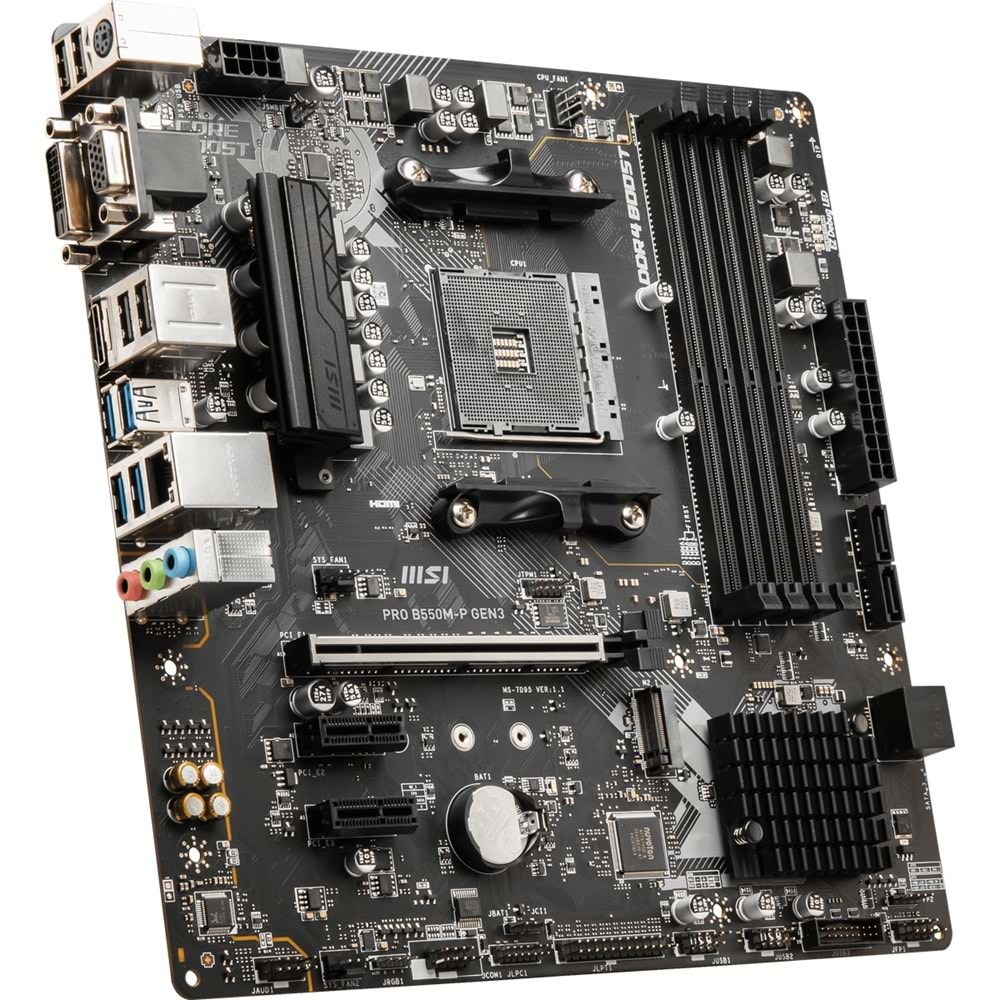 MSI PRO B550M-P DDR4 HDMI-DP PCIE 4.0 AM4 mATX