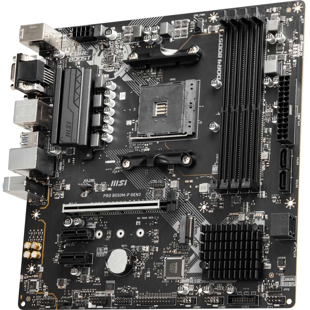 MSI PRO B550M-P DDR4 HDMI-DP PCIE 4.0 AM4 mATX