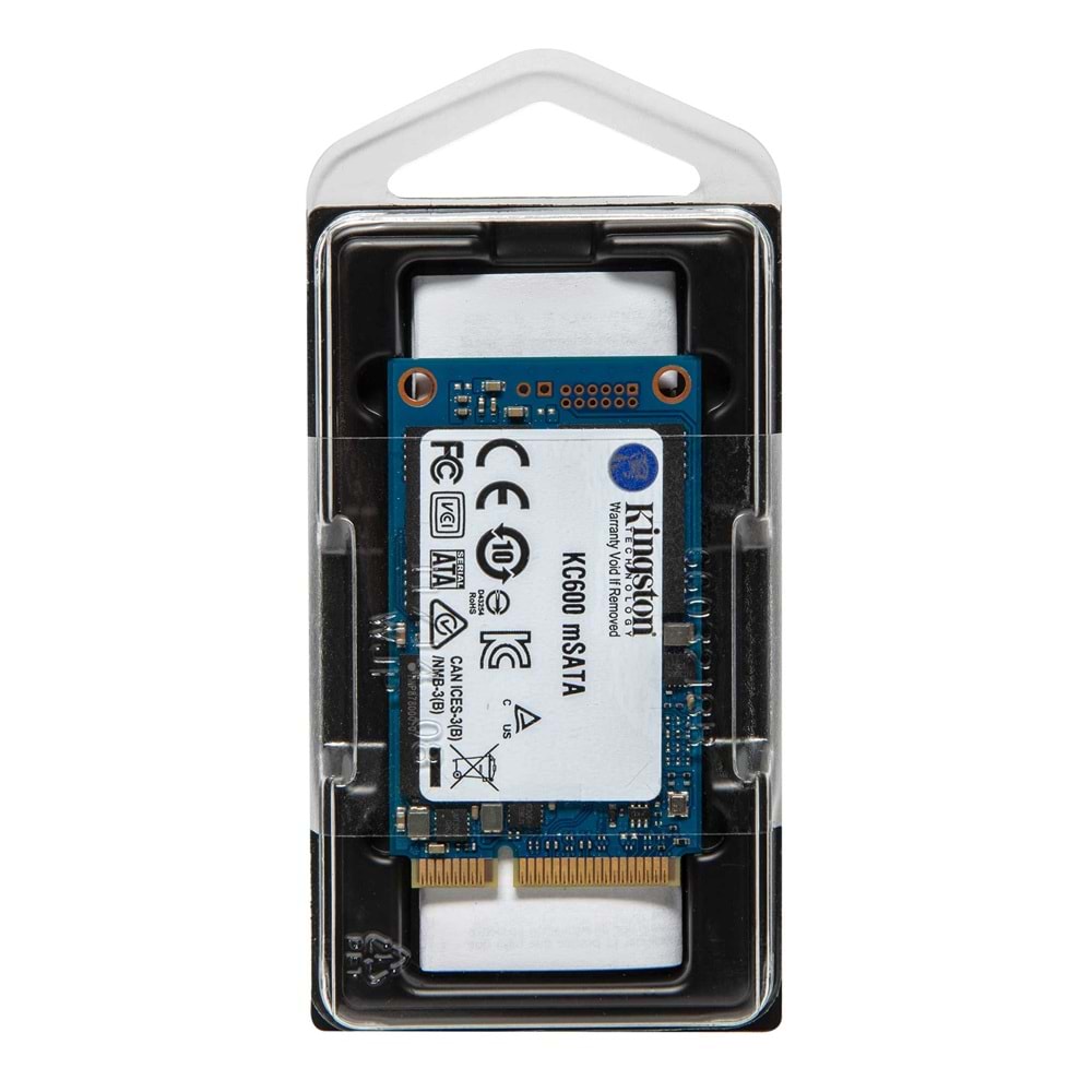 KINGSTON 256GB KC600 SKC600MS/256G 550- 500MB/s MSata Disk