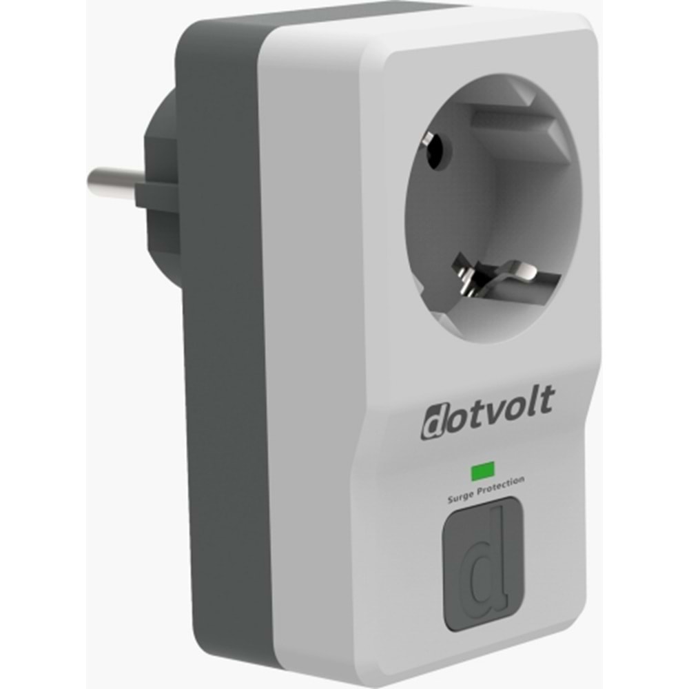 DOTVOL 1-li T-Surge Hunter 1050 Joule Akım Koruma Prizi