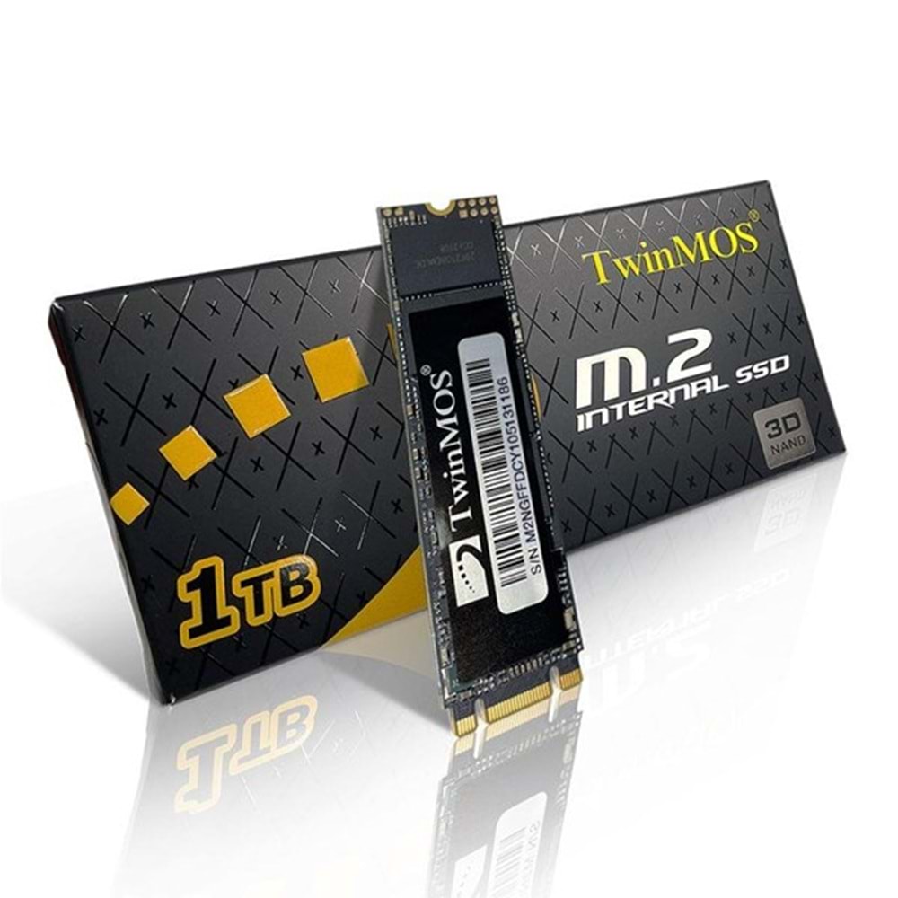 TWINMOS 1TB NGFFGGBM2280 580- 550MB/s M2 Sata Disk