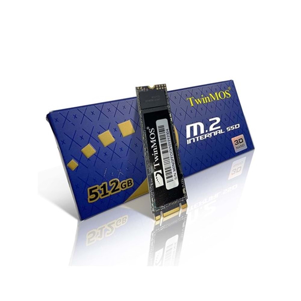TWINMOS 512GB NGFFFGBM2280 580- 550MB/s M2 Sata Disk