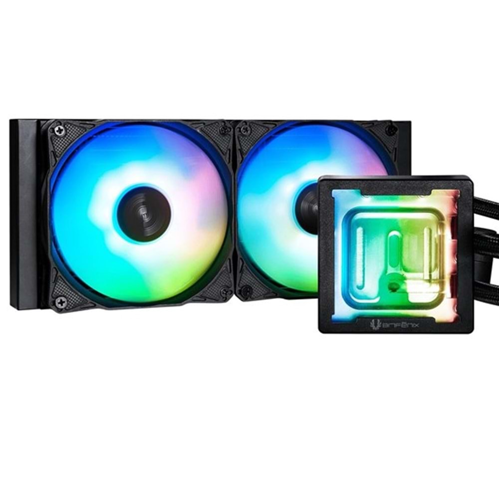 BITFENIX 240mm CUBE 240 AIO-240-BB27A-RP ARGB Sıvı Soğutmalı AM5-1851p İşlemci Fanı