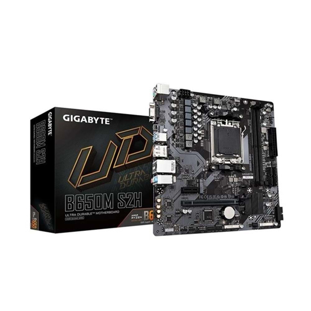 GIGABYTE B650M-S2H DDR5 HDMI DP PCIe 16X v4.0 AM5 mATX